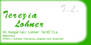 terezia lohner business card